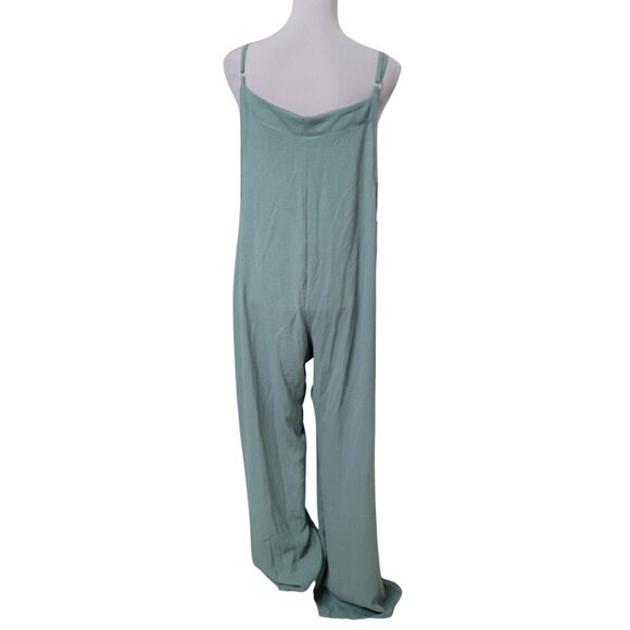Jane's Size L-XL Sage Green Overalls / Jumpsuit, Excellent Used Condition - Picture 4 of 14